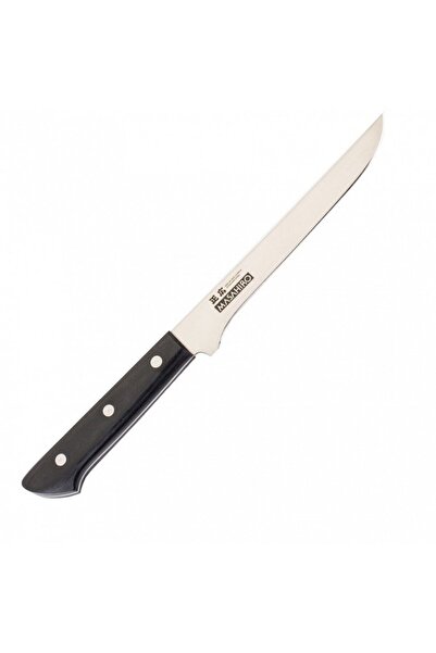 MASAHIRO Cutit de dezosat, Masahiro, Inox, 16 cm, Negru/Argintiu
