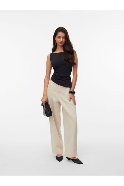 Vero Moda Jeans VMZELDA Hohe Taille Barrel Fit Jeans