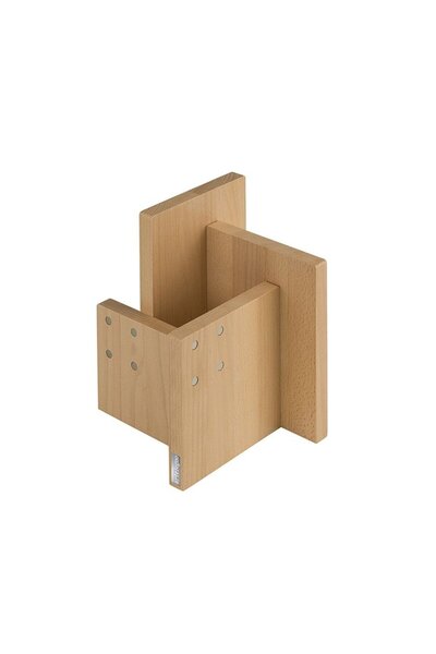 ArteLegno Suport magnetic pentru cutite Kombi, ArteLegno, 8 cutite, lemn de f...