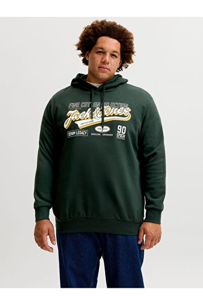 Jack & Jones Plus Kapuzenpullover Plus Size Logo Kapuzenpullover