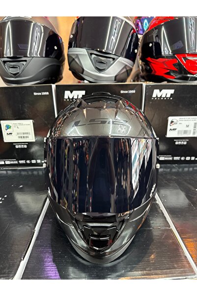 LS2 storm 2 jeans kask siyah vizörlü