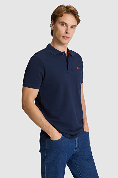 U.S. Polo Assn. Erkek Lacivert Basic Tişört 50326963-VR033