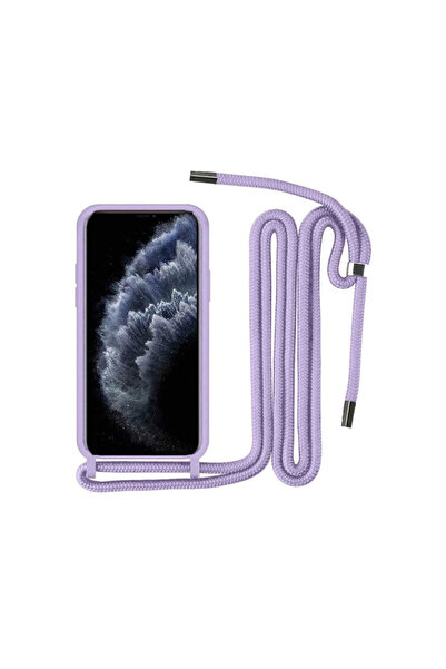 OEM Xiaomi Redmi Note Πίσω Θήκη Σιλικόνης με Λουράκι Μωβ (Galaxy Note 8 Redmi...