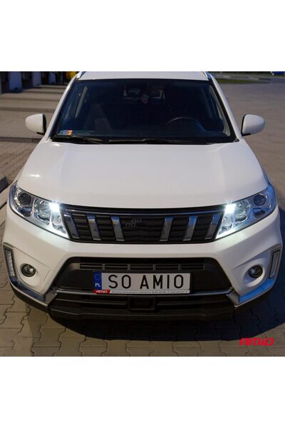 AMIO Set 2 becuri auto 12V T5 W2x4.6d cu 1 LED SMD 3030, alb