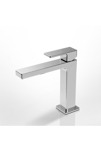 LA TORRE Profili Chrome Μπαταρία Νιπτήρος με Aυτόματη Βαλβίδα 45001-100