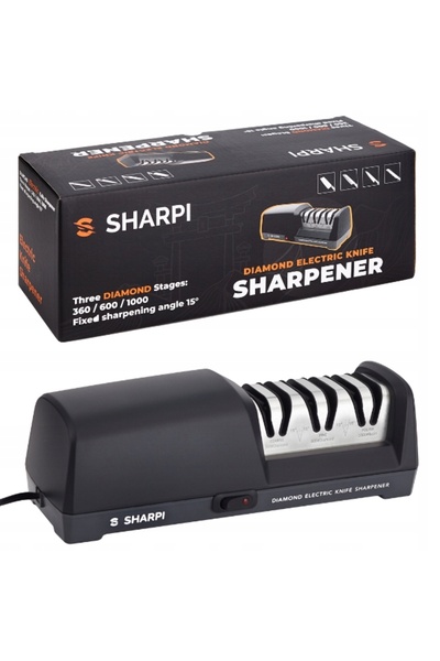Sharpi Ascutitor electric pentru cutite Sharpi, diamant, 3 trepte, 280x105x90...