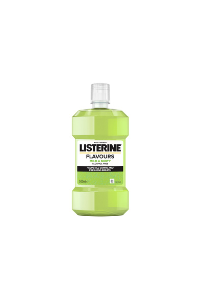 Listerine Flavours Mild & Minty Alkolsüz Ağız Gargarası 500ml