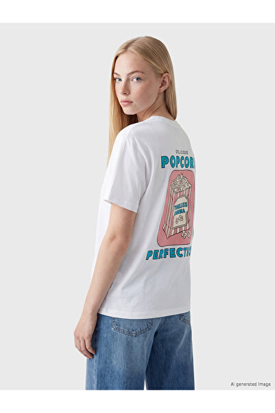 LC Waikiki Γυναικείο T-shirt με λαιμόκοψη Crew