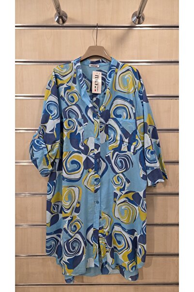 Park Moda Italian Short Shirt Dress 100% Cotton