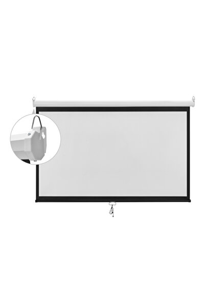 Brateck οθόνη προβολής projector τοίχου/οροφής ESBA100, 221x124cm, 16:9/100",...