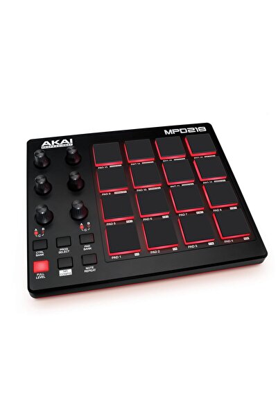 TUX Akai Professional MPD218 - USB MIDI Pad Controller ve Bateri Makinesi, MP...