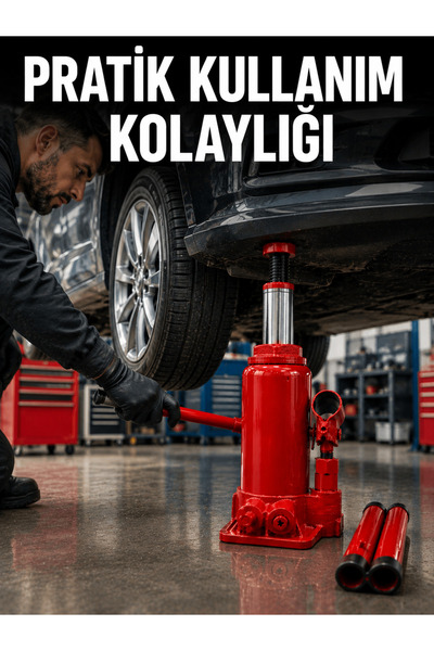 izbul Reliable Hydraulic Bottle Jack with Sturdy Base Structure