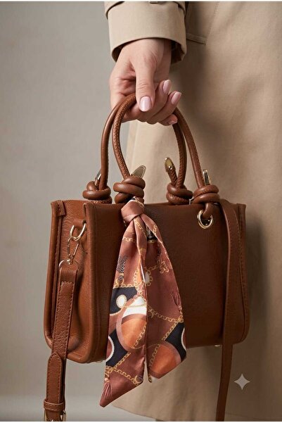MİYA Women's Small Size Handbag with Shawl Detail, Crossbody and Shoulder Bag
