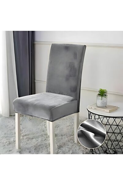 OEM 4-Piece Velvet Chair Cover with Stretchy 35-48 cm, Model E-06 Practica