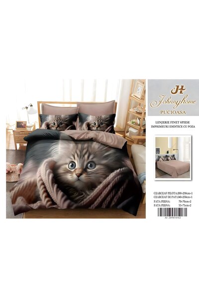 naniland.ro Finet Printed Duvet Cover Set Printed Persons 6 Pieces Without St...