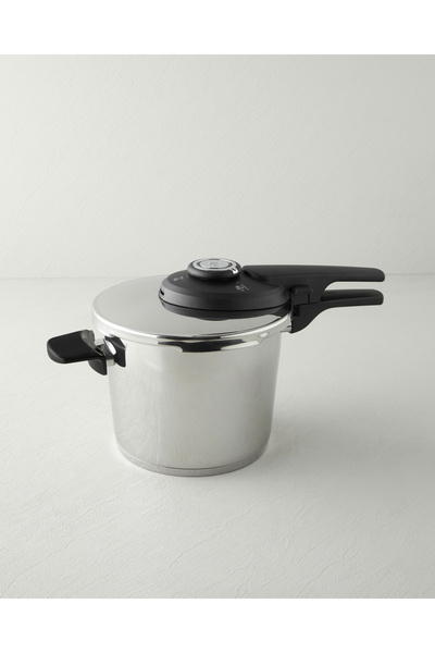 English Home HyperChef Paslanmaz Çelik Düdüklü Tencere 6L Siyah