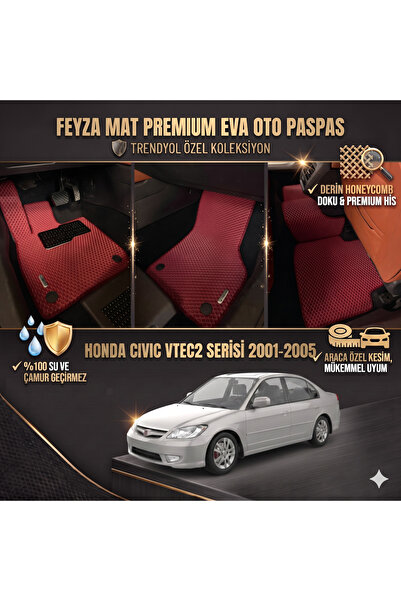 FEYZA OTO HONDA CİVİC VTEC2 2001-2005 SERİSİ ARACA ÖZEL EVA PASPAS TAKIMI FEY...