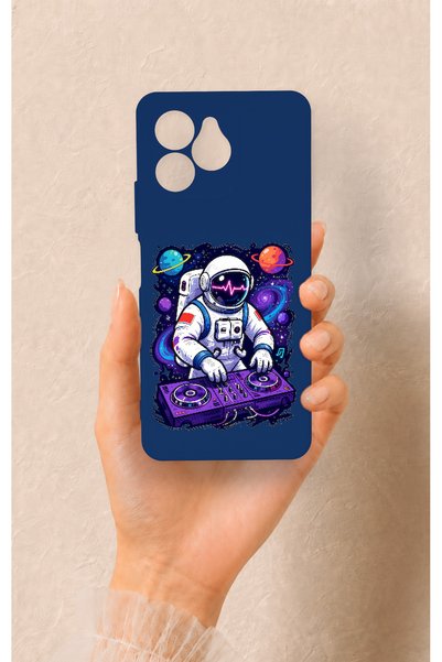 Vip Case Omix X6 Compatible Astronaut Dj Patterned Silicone Case