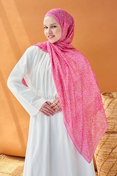 Silk Home شال ريفا تينسل سيكريت جاردن وردي