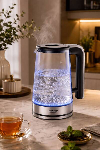 Generic 1800W Illuminating Glass Electric Kettle Transparent Design That Stun...