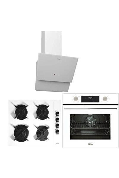 Teka Beyaz Ankastre Set ( HAK 625 BÖREK ŞEFİM WH - GBC 64002 WH- TVT 60.1 WH )