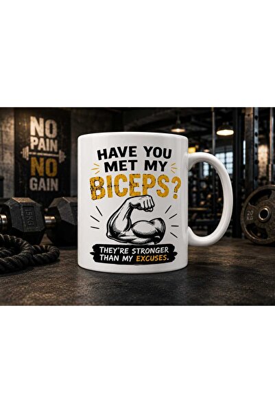 POPULUS Have You Met My Biceps? Designed Ceramic Mug