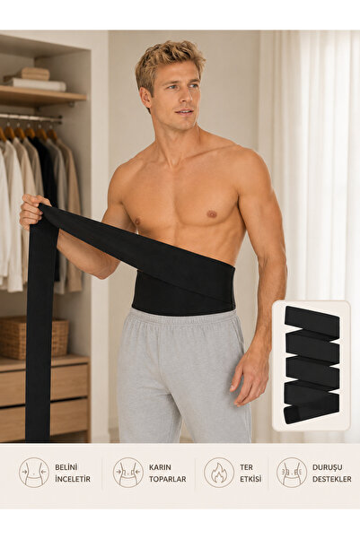 GİVARO Unisex Wrap-Around Waist Corset / 4 Mt