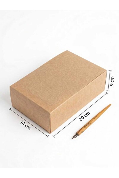Kutu Ambarı Kraft Kutu Karton Hediye Kutusu 14x20x9 cm