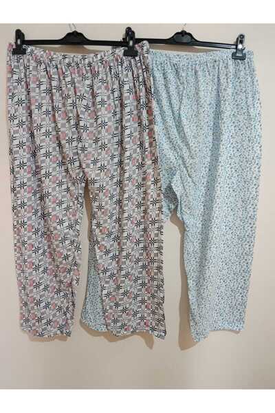 anne moda ankara Oversize, Full Summer, 100% Cotton, Pack of 2, Long, Pajama ...