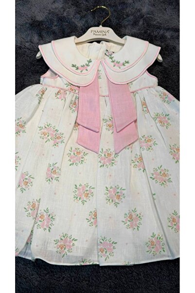 Pamina Girl's Special Occasion & Evening Dress and Flower Decorated Headband ...