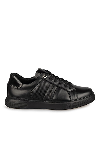 Mario Lavalle , pantofi casual bărbați model 105, piele naturală, Negru