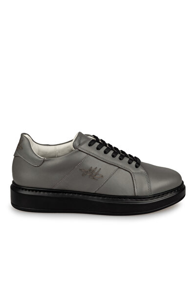 Mario Lavalle , pantofi casual bărbați model 102, piele naturală, Griu
