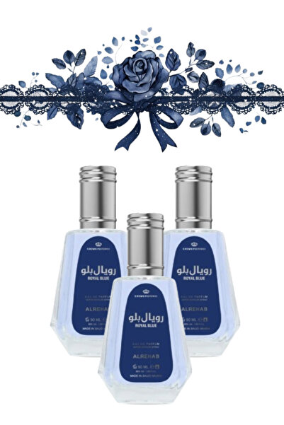 ALREHAB 3 Pieces Royal Blue Perfume 50ML