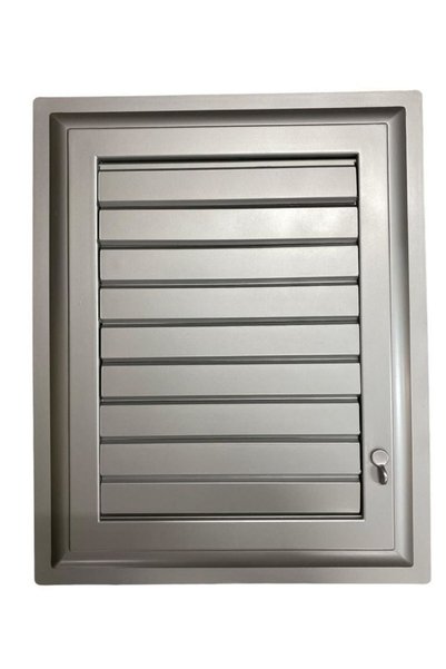 Nil AVM Plastik Menfez 35X55 Gümüş Banyo WC Havalandırma