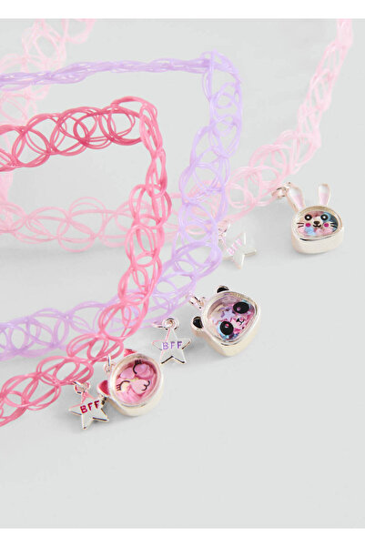 MANGO Kids 3'lü chocker kolye set