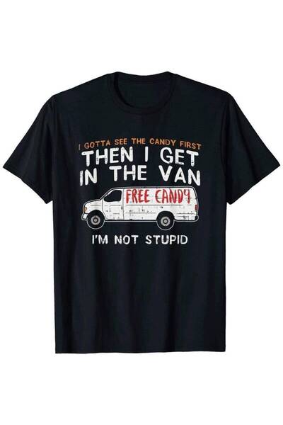 BASEPULSE Men's Funny Free Graphic T-Shirt - "I Gotta See The First" White Te...