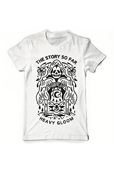12 Teknoloji تي شيرت The Story So Far Heavy Gloom Sketon للرجال والنساء - قمي...