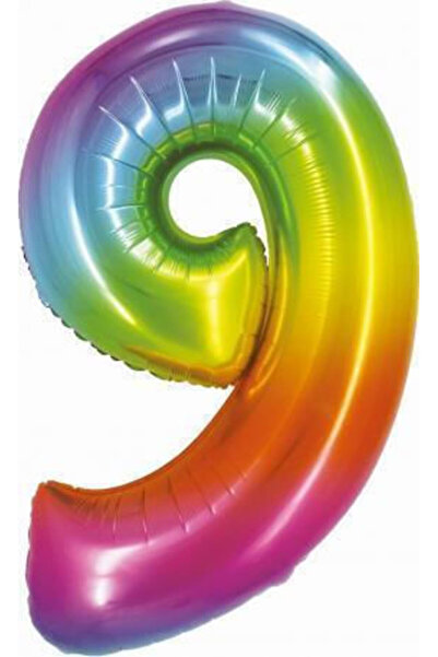 Godan Balon din folie Jumbo Numărul 9 76cm