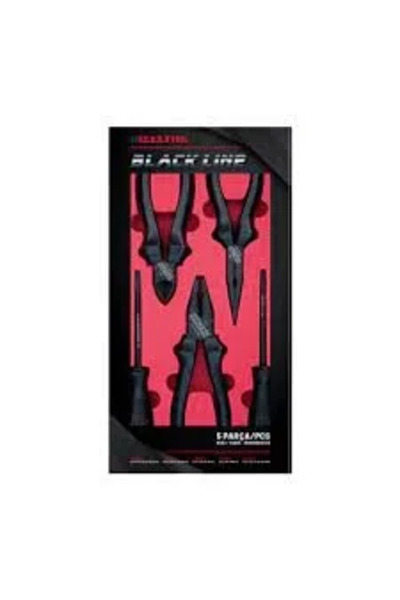 İzeltaş 13000005133 Black Line 5 Parça Pense Seti