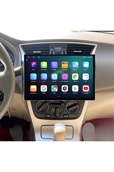 Carplayer شاشة أندرويد لسيارة نيسان سنترا مقاس 13 بوصة موديل 2012-2018 مع كار...
