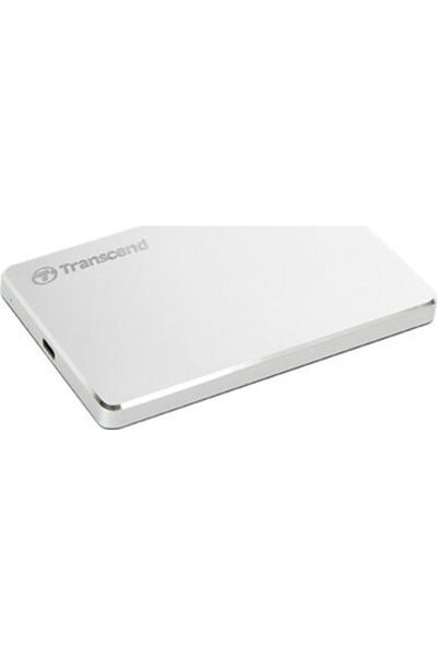 Transcend StoreJet 25C3S USB-C Extern 2.5 " HDD 1TB Argintiu