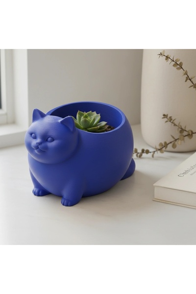 OEM Mini Ghiveci Decorativ Animalut Imprimat 3D Pisica British Shorthair pent...