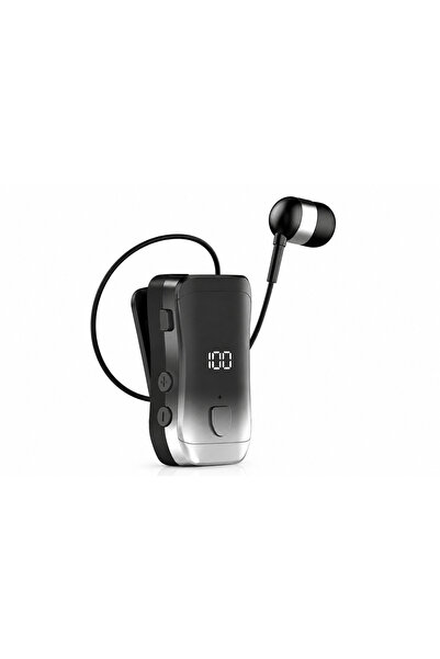 ELMALI STORE Bluetooth Makaralı Yaka Kulaklığı V5.3 | Dijital Batarya Gösterg...