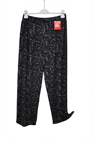 elma abone Plus Size Women's Summer Circular Viscose Combed Cotton Pants