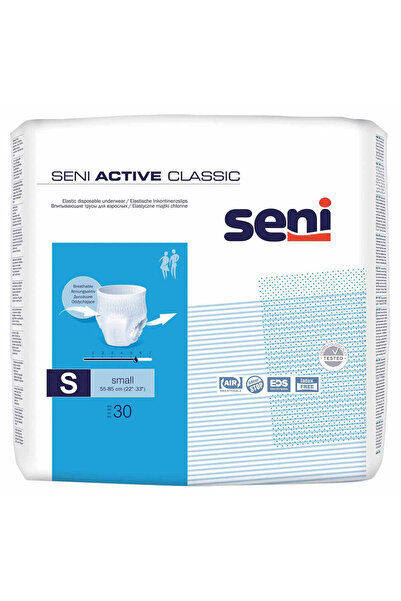 Seni Active Classic, scutece pentru adulti, tip chilot S, 30 buc