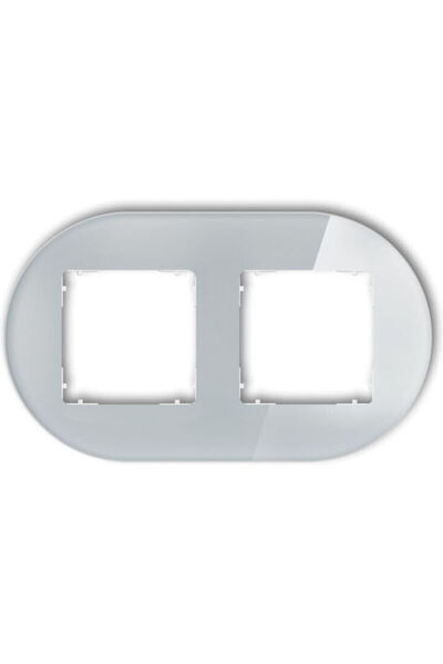 KARLIK Ramă Universală Icon cu Efect de Sticlă Dublu, Partea Inferioară Gri, ...