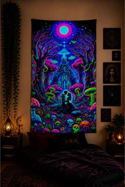 Vagonik Psychedelic Bohemian Themed Wall Covering Series Wall Tapestry Qualit...