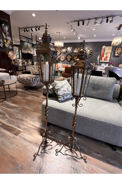KARCILAR HOME STORE 2 li ayaklı yer feneri