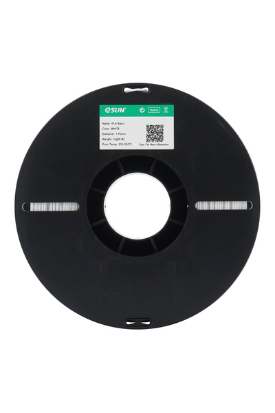 eSun Beyaz PLA Basic Filament 1.75 mm 3D Yazıcı Hammaddesi 1 kg