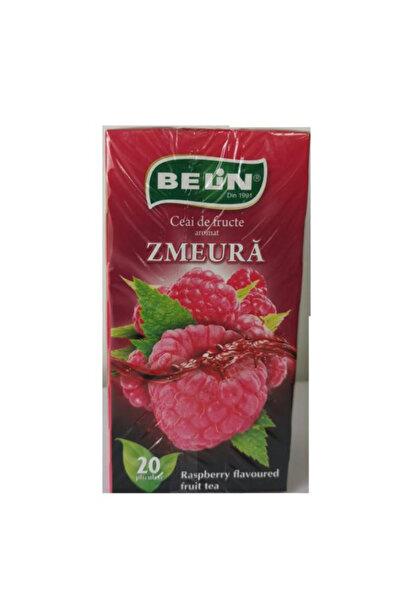 NOVAPLUS Belin Ceai de Zmeura Nova Plus, 20 buc